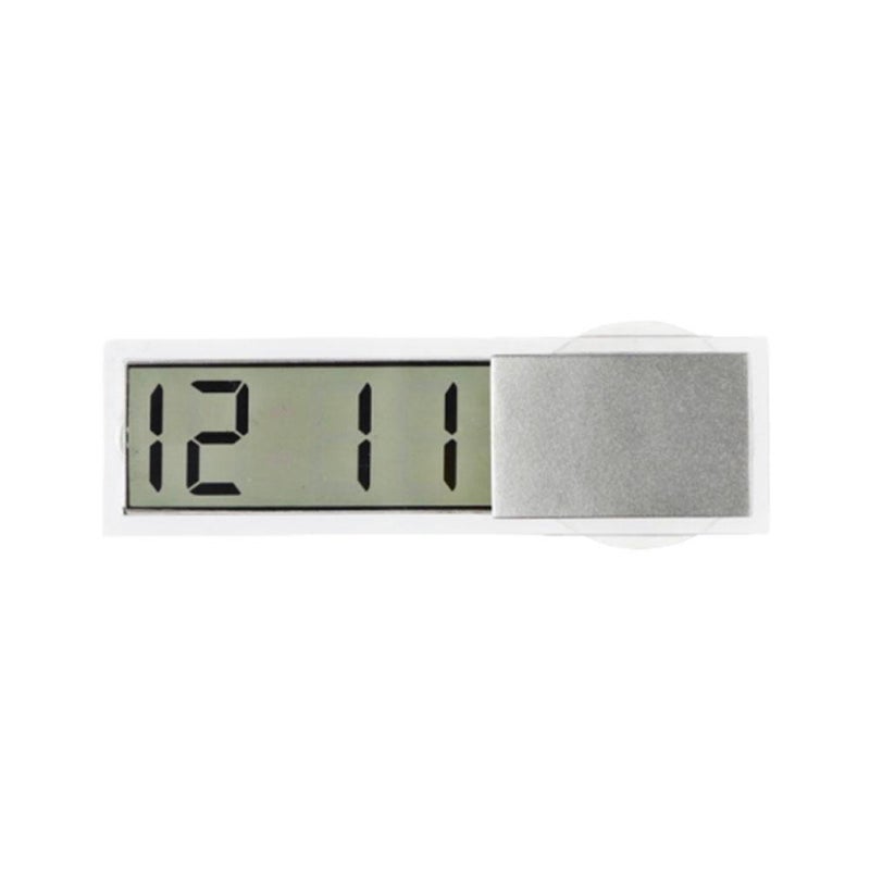 Suction cup display electronic clock glass time car accessories LCD car electronic watch temperature display